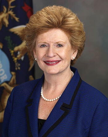 Official portrait of United States Senator (D-MI).