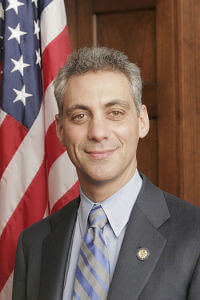 Former Chicago Mayor Rahm Emanuel, one of the city's most racist anti-Arab mayors
