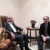 Ali Younes (right) interviewing Hamas spokesman Khaled Meshaal