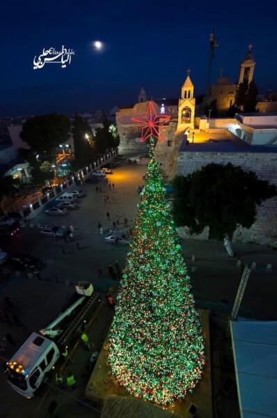 Bethlehem at Christmas, from Maria Khoury in Palestine