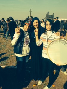 Kurds celebrate retaking of Kobani with a music festival in  Seruç, Turkey. Photo Copyright Abdennour Toumi (C) 2015 All Rights Reserved.
