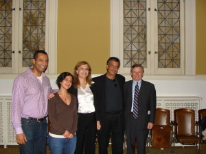 Nasry Malak, Maria Shehata, Nadia Hilou, Ray Hanania and Greg Drinan October 2008