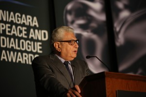 M. Cherif Bassiouni speaking at the Niagara Foundation