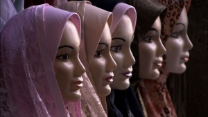 Mannequins wearing hijabs, in new documentary The Tainted Veil that explores women who cover their hair