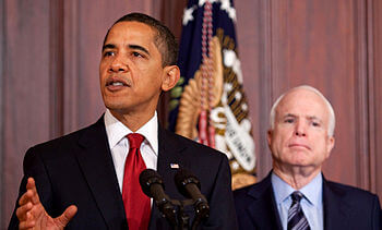 President Barack Obama and Senator John McCain...