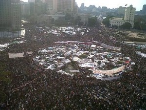 Tahrir Square, Cairo, Egypt February 2011. Photo courtesy of Zemanta/Wikipedia