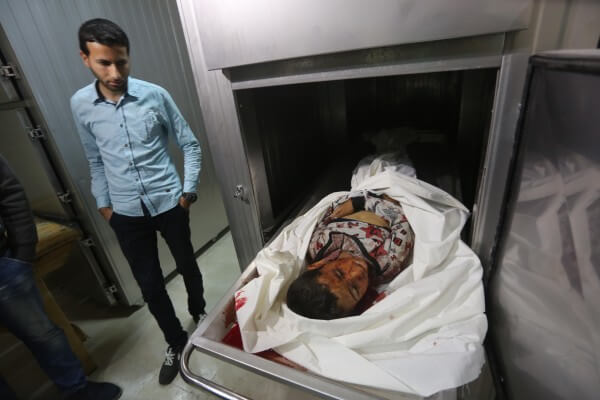 Palestinian girl killed by Israeli soldiers Saturday. Copyright (C) 2016 Mohammed Asad. All Rights reserved. Photos may be reproduced with proper credit to Mohammed Asad and the Arab Daily News