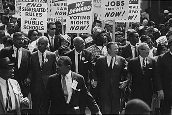Civil Rights March on Washington, leaders marc...