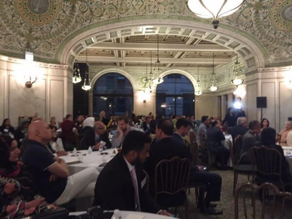 Attendees at Iftar dinner at the Chicago Cultural Center Tuesday June 28, 2016 hosted by Chicago Mayor Rahm Emanuel