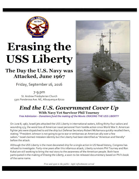 USS Liberty Veterans Trail of Tears and NEW Book