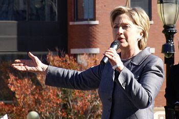 Hillary Clinton in Concord, New Hampshire