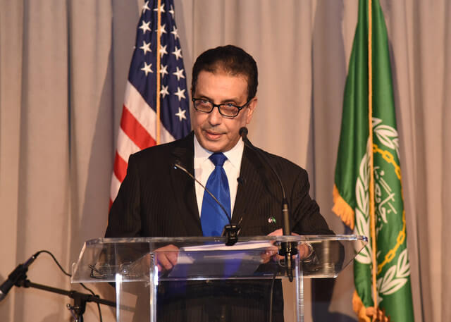 H.E. Ambassador Salah Sarhan, Chief Representative to the League of Arab States in Washington D.C. (Photo credit: Samia AbdelWahed, courtesy of PR News Wire