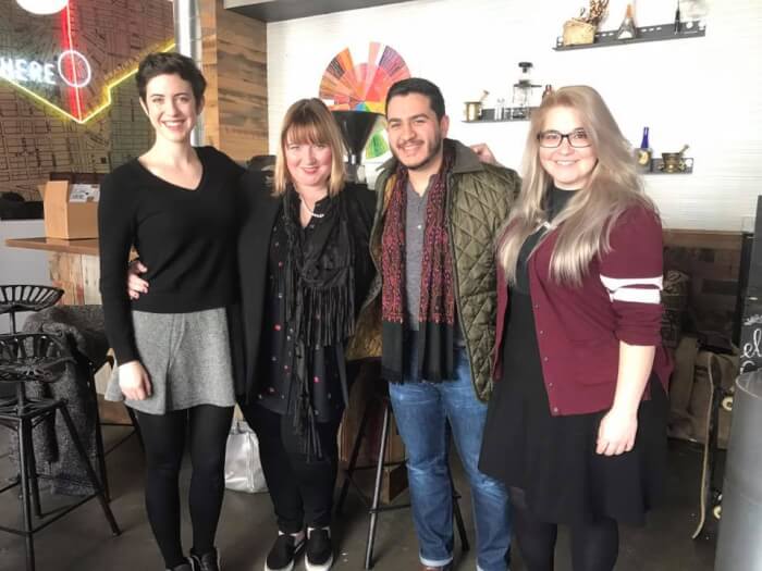 Abdul El-Sayed with members of the Michigan Women's March in 2017. Photo courtesy of El-Sayed's Facebook Page.