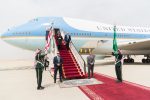 President Trump lands in Saudi Arabia for red carpet welcome in the Arab World's leading nation on Saturday May 20, 2017. Photo courtesy of the White House
