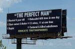 The Perfect Man Billboard, photo courtesy of Mike Ghouse