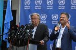 António Guterres, the ninth Secretary-General of the United Nations and Palestine Prime Minister Rami Hamdalah during a visit to Palestine August 29 and 30, 2017. Photo courtesy of Mohammed Asad.