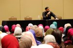 Speaker addresses gathering at the annual MAS/ICNA Convention. Photo courtesy of MAS