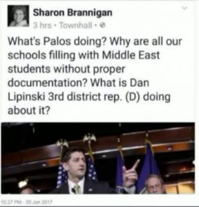 Sharon Brannigan Facebook Post June 20, 2017