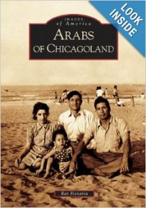 Cover of Ray Hanania's book "Arabs of Chicagoland" published in 2005 by Aracdia Publishing