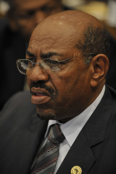 Sudanese President Omar al-Bashir. Photo courtesy of Wikipedia