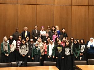 November 2017 Arab American Heritage Month tour of the Richard J. Daley Center hosted by Chief Judge Timothy Evans.