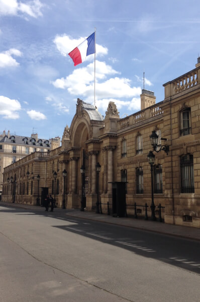 The Elysee Palace in France. Photo courtesy of Abdennour Toumi