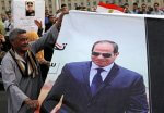 Supporters of Egyptian President Abdel Fattah el-Sisi in Tahrir square in April 2018 after the results of the country's recent presidential elections were announced. The country's authorities have continued to clampdown on the press using false news charges after the elections, according to reports. (Reuters/ Mohamed Abd El Ghany) Photo courtesy of the CPJ