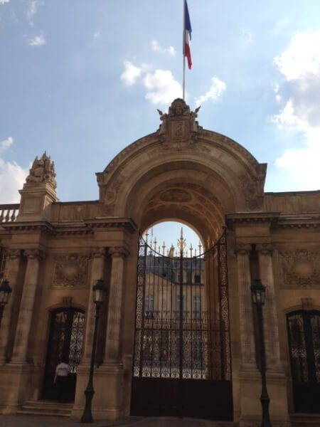 The Élysée Palace. Photo courtesy of Abdennour Toumi