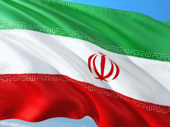 Iran flag. Photo courtesy fo Pixabay.com. pixabay.com/fr/photos/iran/