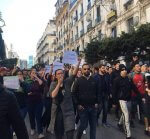 Peoples march in Algiers Streets to protest Pdt Bouteflika fifth-term. Photo courtesy of Abdennour Toumi