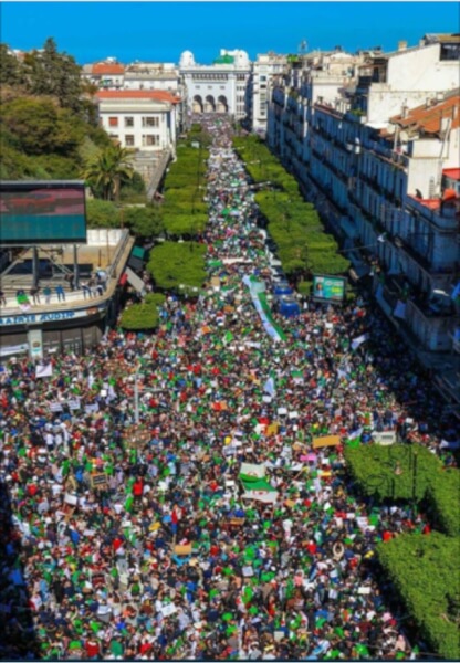Rally in Algiers, March 15. Courtesy L'EL-Biaroise Houra