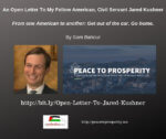 Open Letter to Jared Kushner and all Americans who ‘drive drunk’