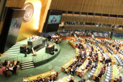 United Nations General Assembly 74, Sept. 2019. Photo courtesy Ray Hanania