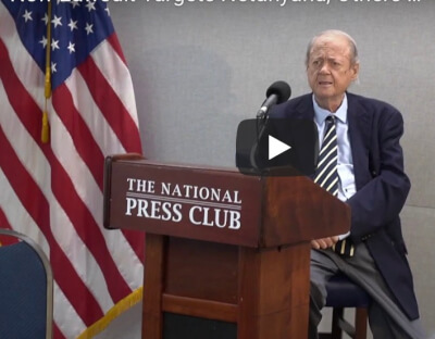 Attorney Martin McMahon details his lawsuit filed in February 2020 against AIPAC, Jared Kushner, Sheldon Adelson, President Trump, and 15 other defendants. March 4, 2020 at the National Press Club