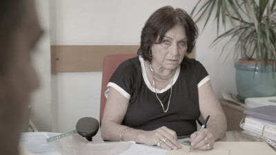 Israeli attorney Lea Tsemel fights for civil rights including for Palestinians. Featured in new documentary Advocate which premiered on POV on PBS July 27, 2020. Photo courtesy of POV