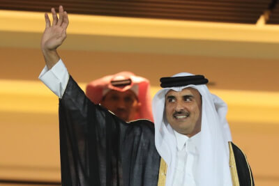 Qatar Emir Tamim Al-Thani Courtesy of the Arab News Newspaper