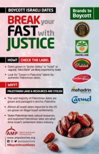 American Muslims for Palestine organizes boycott of Israeli Dates - The American Muslims for Palestine organizes boycott of Israeli Dates - The