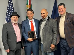 On March 28, 2022, the American Human Rights Council (AHRC-USA) visited the Consulate General of Mexico in Michigan and presented its AHRC Exemplary Diplomat Leadership Award to His Excellency Fernando Gonzalez Saiffe, outgoing Consul General of Mexico.