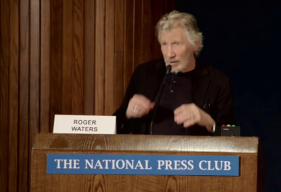 Roger Waters, of Pink Floyd, singer, songwriter and Human Rights champion