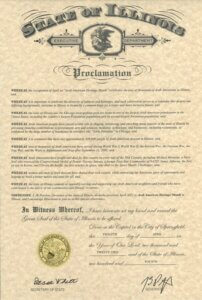 Illinois DCEO Proclamation honoring Arab Americans