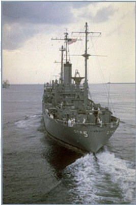 The U.S.S. Liberty photo courtesy of the USS Liberty Veterans.