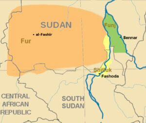 Sudan map courtesy of Wikipedia