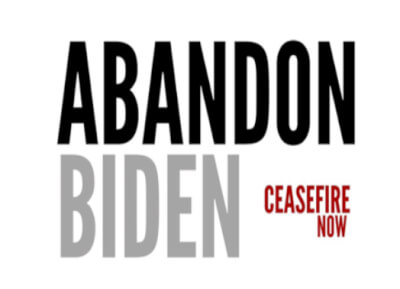 Abandon Biden Ceasefire Now logo
