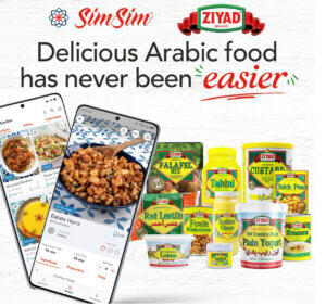 SimSim Middle Eastern App brings authentic, delicious recipes at your fingertips, and walks you through creating them with ease and great taste using Ziyad recipes as a resource. Downloadable from any App store