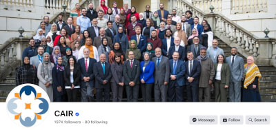 CAIR Group shot in Washington D.C. from the CAIR Facebook Page