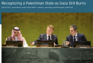 Arab Center of Washington DC Fellows and affiliates analyze Palestine State recognition. Arab Center Washington DC Sept. 24, 2025
