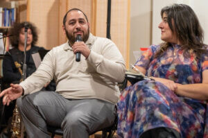 Neema Nezam and Mary Nora Maloof Wolf (Photo by Ronit Bezalel)