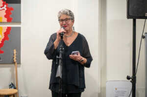 Panel Moderator Aliza Becker (Photo by Ronit Bezalel)