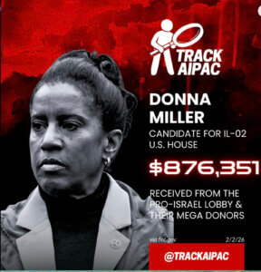 Donna Miller takes AIPAC money 2026
