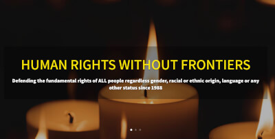 Human Rights Without Frontiers website graphic